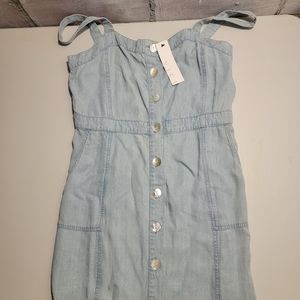 Vici Dress Denim Button New With Tags Vintage Style Dress Ships Next Day